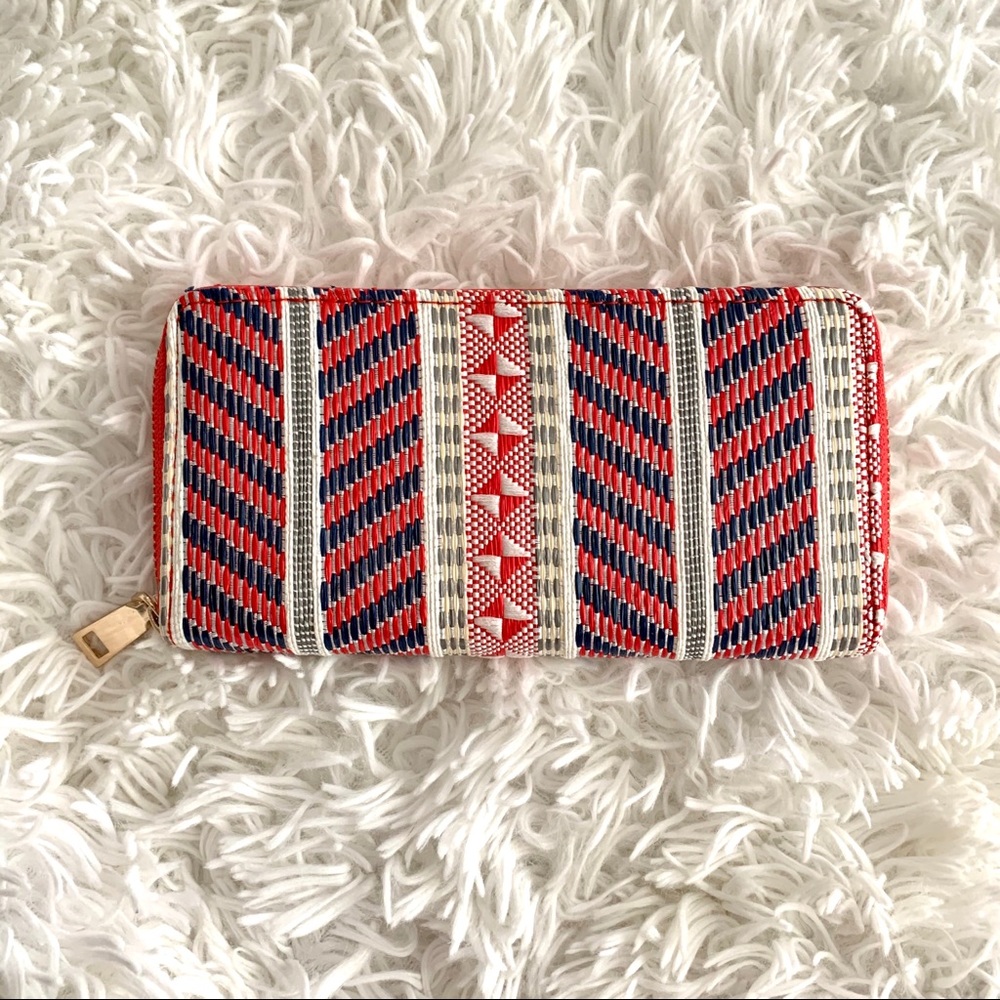 Isabella Rhea woven zip around wallet boho - Picture 8 of 8